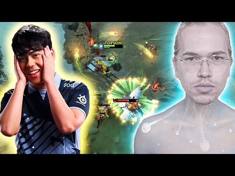 How Topson plays IO mid in Dota 3!