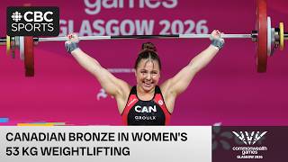 Rebeka Groulx claims weightlifting bronze at Glasgow 2026 Commonwealth Games