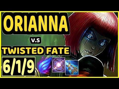 KARIS (ORIANNA) vs TWISTED FATE - 6/1/9 KDA MID CHALLENGER GAMEPLAY - KR