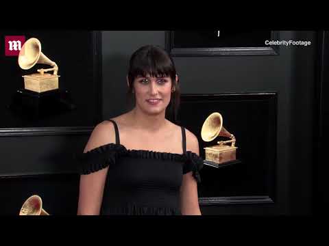 Teddy Geiger is glamorous with sparkling eye shadow at Grammys