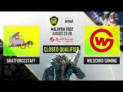 Dota2 - 5RATFORCESTAFF vs Wildcard Gaming - Game 2 - ESL One Malaysia 2022 NA: Closed Qualifier
