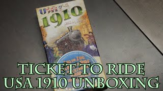 Ticket to Ride USA 1910 Unboxing