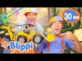 Bulldozer Song Sing Along 30 Mins Of Blippi Songs Music Videos Healthy Habits For Kids