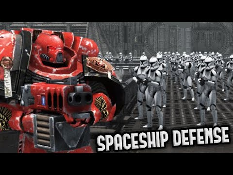 50 Space Marines vs 4000+ Clone Troopers! - Warhammer 40K vs Star Wars | Cinematic Battle