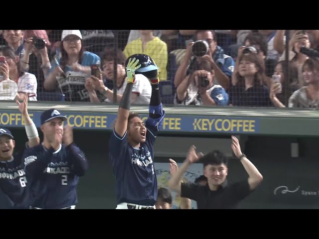 【5回表】打った瞬間の一発!! ファイターズ・水谷瞬 レフトへの先制2ランホームラン!! 2025年7月14日 埼玉西武ライオンズ 対 北海道日本ハムファイターズ