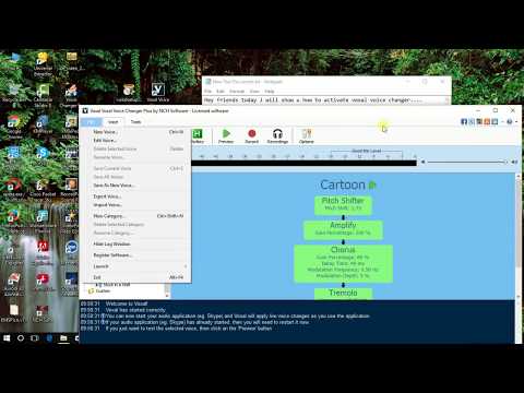 how to use voxal by nch how to use voxal by nch