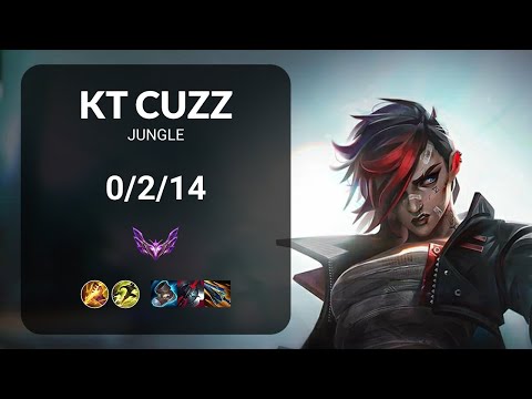 KT Cuzz Vi vs Lee Sin JUNGLE - KR MASTER Patch 15.2