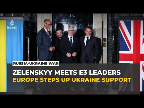 Zelenskyy meets UK and European leaders in London seeking stronger war support