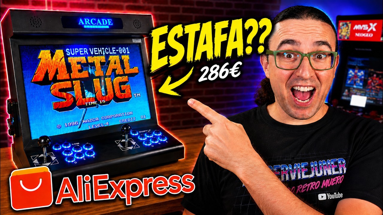 COMPRE una MAQUINA ARCADE BARATA en ALIEXPRESS y recibi ESTO