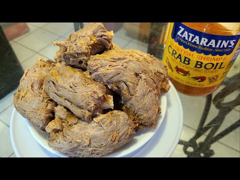How to make New Orleans boiled Turkey Necks (Stove top version)