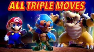 ALL TRIPLE MOVES in Super Mario RPG!