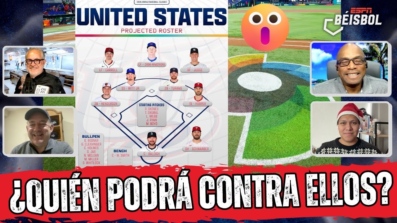 ESTADOS UNIDOS METE MIEDO para el CLÁSICO MUNDIAL de BÉISBOL con ese DREAM TEAM | ESPN Beisbol