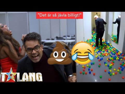 David Batra toalettprankar Alexander Bard i Talang