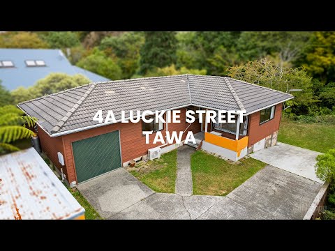 4A Luckie Street, Tawa, Wellington City, Wellington, 3房, 1浴, 独立别墅