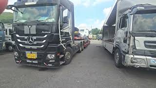 Actros Blackliner 2660. Scania Transport