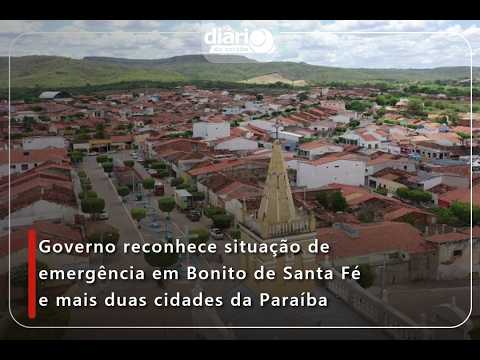 Governo reconhece situação de emergência em Bonito de Santa Fé e mais duas cidades da Paraíba