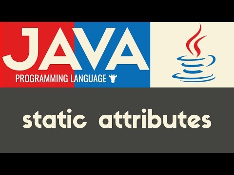 Static Class Attributes | Java | Tutorial 32
