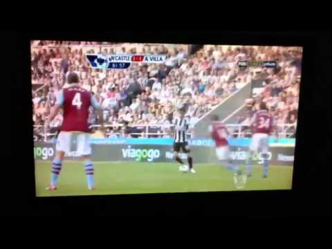 Amazing goal  Hatem Ben Arfa vs Aston villa 2012-09-12