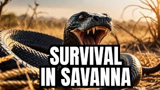 Savage Savanna: The Black Mamba&#39;s Deadly War Against The Snake Hunters | Wildlife Documentary