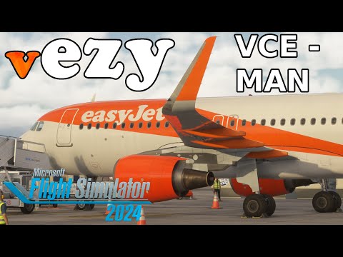 Fenix Airbus A320 | Venice - Manchester | Easyjet | MSFS2024 VATSIM Live