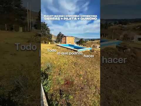 Terreno en venta en Bialet Massé | 2.464 m² | vista al lago | pileta | quincho ref 3158