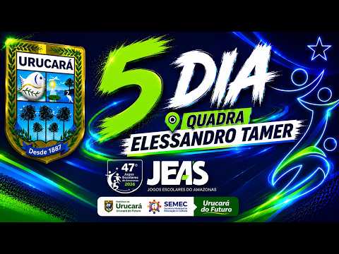 🏆 JEAs 2026 – Jogos Escolares do Amazonas | Polo II – Silves 🏆 5 Dia - Elessandro Tamer