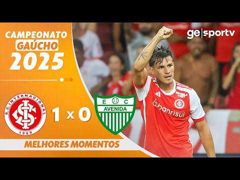 Gols e lances de Internacional x Avenida-RS
