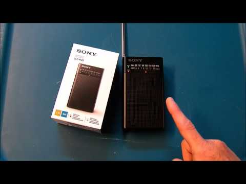 Sony ICF P26 FM AM Pocket portable transistor radio product review