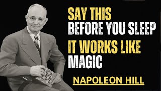 Say THIS Every Night Before You Sleep.Napoleon Hill