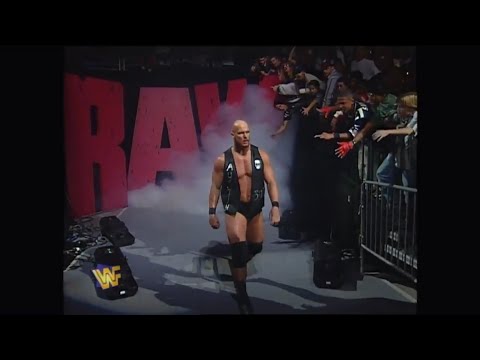 Stone Cold Steve Austins V Vader Bret Hart On Commentary Bret Hart Has Gone Crazy WWE Raw 12-16-1996