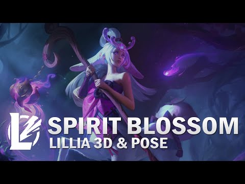 Spirit Blossom Lillia Skin Preview 3D & Pose - League of Legends: Wild Rift