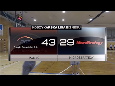 PGE EO vs MicroStrategy - 9 kolejka - III Liga Warszawa - Koszykarska Liga Biznesu