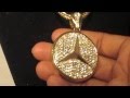 schoolboy q gold mercedes pendant 36" chain ...