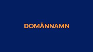 Abicart-guide: Domännnamn