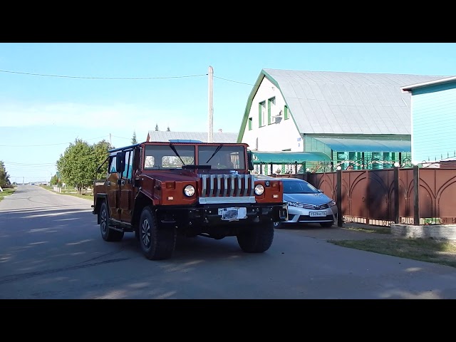 Житель РТ собрал огромный Hummer из нескольких машин!