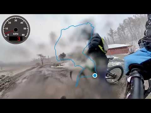 Śnieżna jazda na e-bike Rock Machine konwersja Lift-MTB