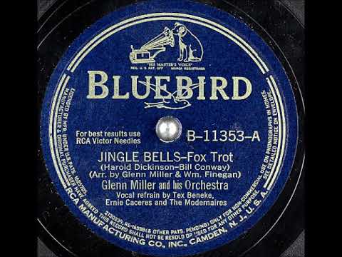 Jingle Bells ~ Glenn Miller & His Orchestra with Tex Beneke, Ernie Caceres, & The Modernaires (1941)