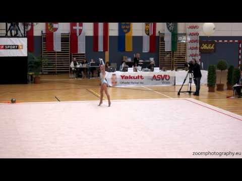 Oksana Slavova (AUT) 2015 Austrian National Championships - Ball
