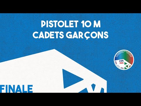 10m Pistol Final - Cadet Boys - French Championships 10/18m 2025