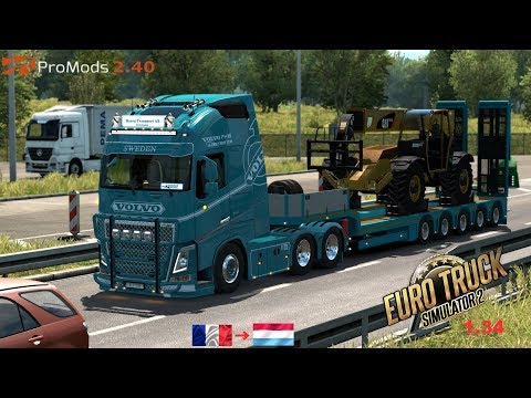ETS2 1.34 I My Trucking Diary - Episode #149 I Metz to  Luxembourg I Promods 2.40
