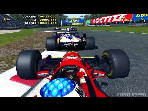 F1 1995 | Jean Alesi Onboard | Monza Italy | Ferrari | F1 Challenge 99 02 | HD