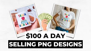 How to Make PNG Designs to Sell on Etsy | Digital Product Ideas 2023
