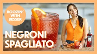 How To Make A Negroni Sbagliato | Boozin' With Besser | Elena Besser