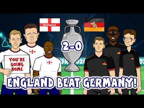 💥ENGLAND BEAT GERMANY!💥 (2-0 Sterling Kane Goals Highlights Euro 2020)