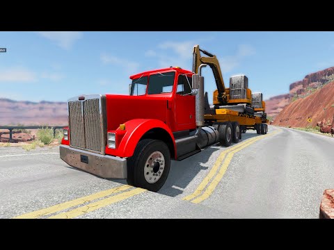 Cars vs Potholes #2  BeamNG Drive