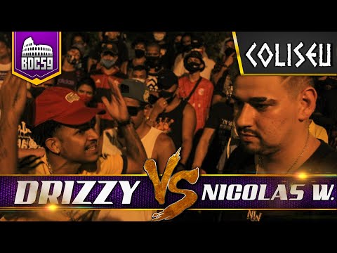 (DUELO DE GIGANTES 🔥🔥) DRIZZY (BH) X NICOLAS WALTER (RS) - 2º FASE - BATALHA DO COLISEU - EDIÇÃO 59