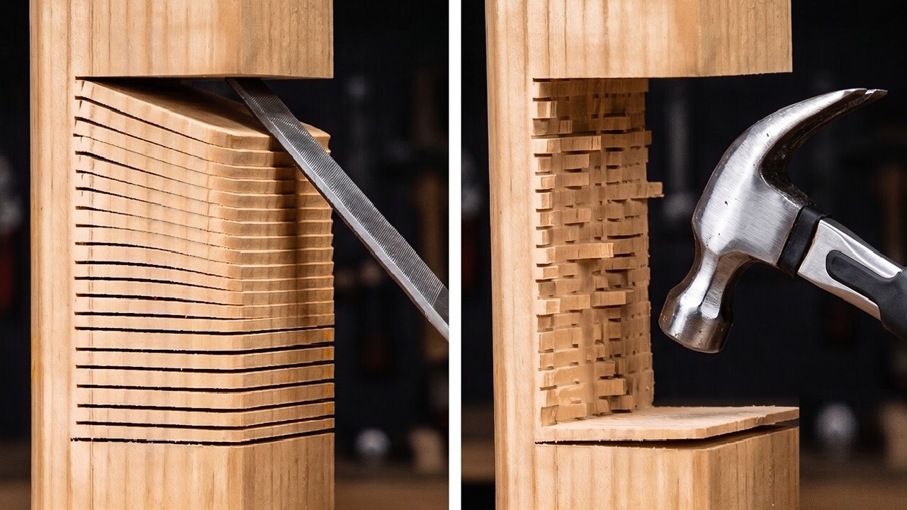 Genius Woodworking Hacks And Wood Joint Techniques ⛏️