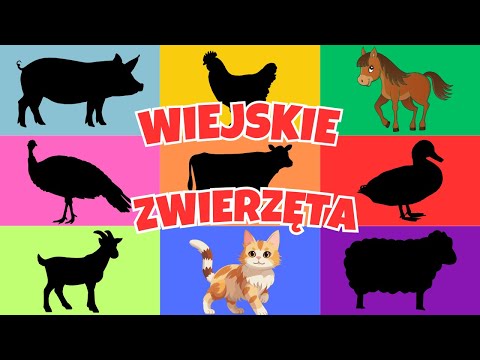 ZWIERZĘTA NA WSI 🐴 Odgłosy zwierząt na wsi 🐷 Zgadnij co to za zwierzę❓