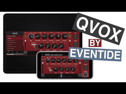 Eventide H9 QVox iOS Demo and Tutorial