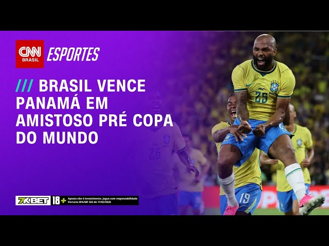Sem Neymar, Brasil atropela Panamá em amistoso antes da Copa | CNN NOVO DIA